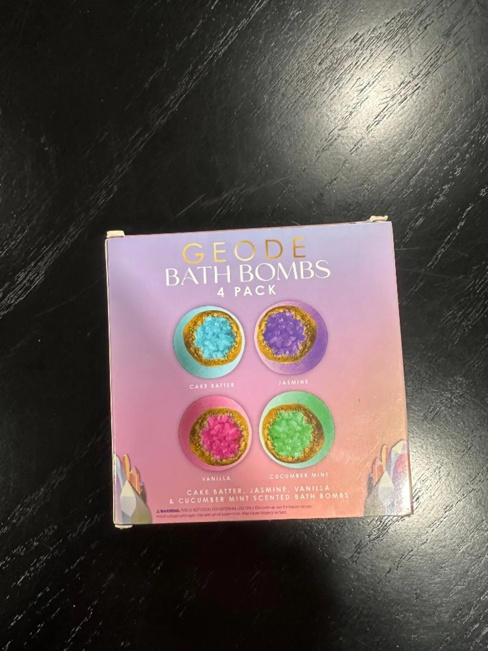 Geode Bath Bomb Gift Set